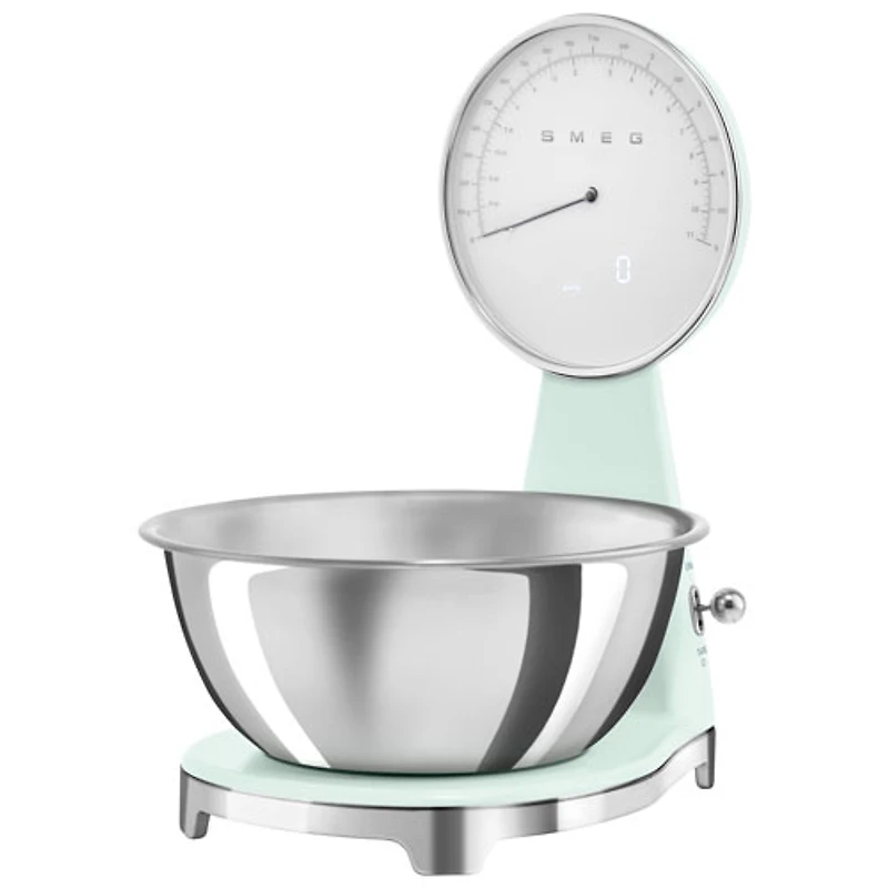 Balance de cuisine analogique/numérique de Smeg - Vert pastel