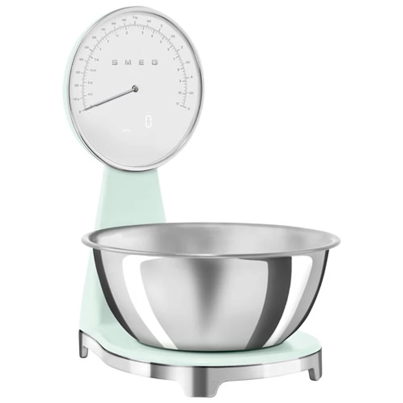 Balance de cuisine analogique/numérique de Smeg - Vert pastel