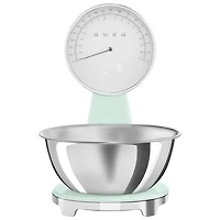 Balance de cuisine analogique/numérique de Smeg - Vert pastel