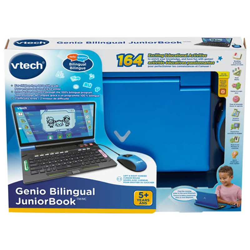 VTech Genio Bilingual JuniorBook - Bleu