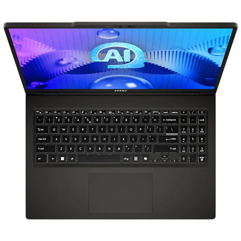 Portable Venture 16 AI de 16 po de MSI - Gris (Core Ultra 7 - 155H d'Intel/RAM 16 Go/SSD 1 To/Windows 11)
