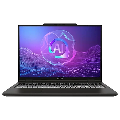 Portable à écran tactile Venture A16 AI+ de 16 po de MSI - Gris (Ryzen AI 7 350 d'AMD/RAM 32 Go/SSD 1 To/Windows 11)