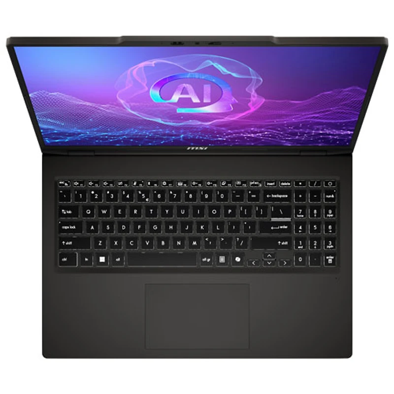 Portable à écran tactile Venture A16 AI+ de 16 po de MSI - Gris (Ryzen AI 7 350 d'AMD/RAM 32 Go/SSD 1 To/Windows 11)
