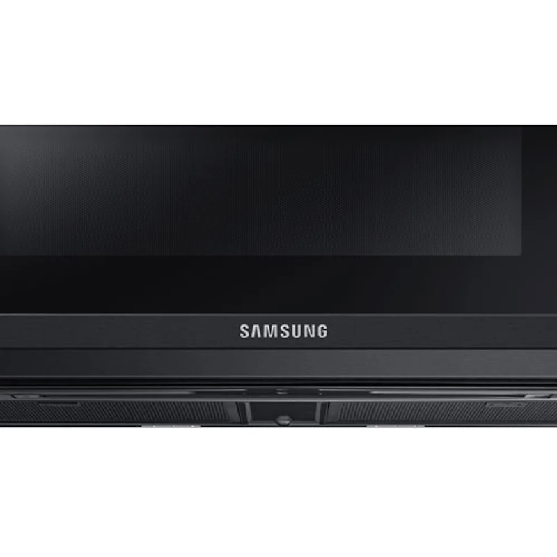 Four à micro-ondes à hotte intégrée de Samsung - 1,1 pi³ - Acier inoxydable noir