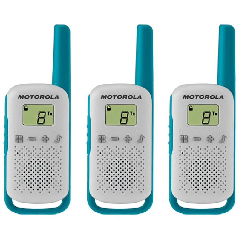 Motorola Talkabout T114TP 25 km 2-Way Radios - 3 Pack