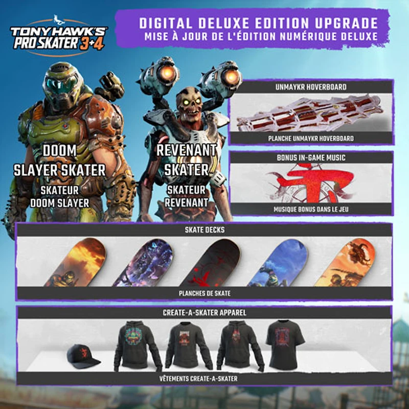Tony Hawk's Pro Skater 3 + 4 Digital Deluxe Upgrade (Xbox Series X|S / Xbox One / Windows) - Digital Download