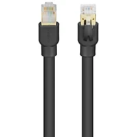 Câble Ethernet Cat8 de 1,8 m (6 pi) d'Insignia - Noir - Exclusivité de Best Buy