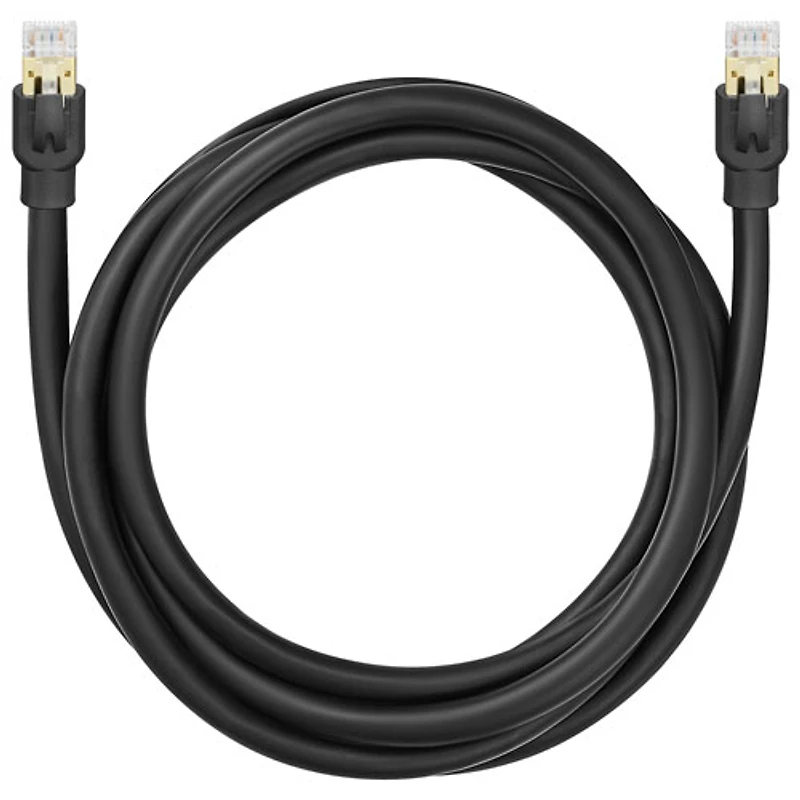 Câble Ethernet Cat8 de 1,8 m (6 pi) d'Insignia - Noir - Exclusivité de Best Buy