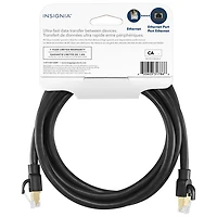 Câble Ethernet Cat8 de 1,8 m (6 pi) d'Insignia - Noir - Exclusivité de Best Buy