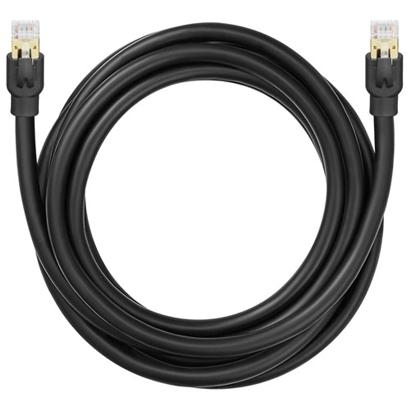 Câble Ethernet Cat8 de 3 m (10 pi) d'Insignia - Noir - Exclusivité de Best Buy