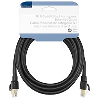 Câble Ethernet Cat8 de 3 m (10 pi) d'Insignia - Noir - Exclusivité de Best Buy