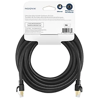 Insignia 7.6m (25 ft.) Cat8 Ethernet Cable - Black - Only at Best Buy
