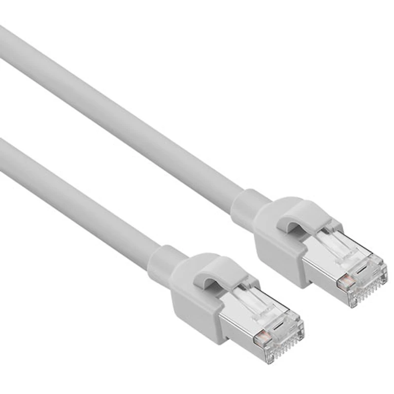 Insignia 15.2m (50 ft.) Cat 6A Ethernet Cable - Grey - Only at Best Buy