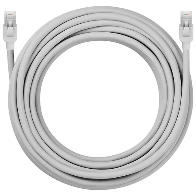 Câble Ethernet Cat 6A de 15,2 m (50 pi) d'Insignia - Gris - Exclusivité de Best Buy
