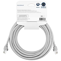 Câble Ethernet Cat 6A de 15,2 m (50 pi) d'Insignia - Gris - Exclusivité de Best Buy