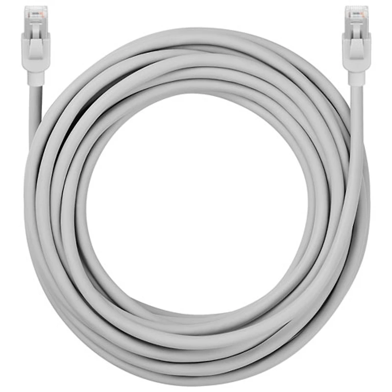 Câble Ethernet Cat 6A de 7,6 m (25 pi) d'Insignia - Gris - Exclusivité de Best Buy