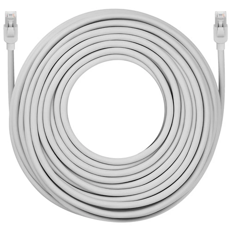 Câble Ethernet Cat 6A de 30 m (100 pi) d'Insignia - Gris - Exclusivité de Best Buy