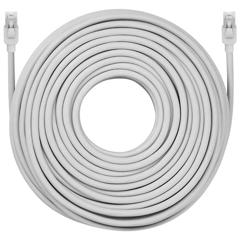 Insignia 45.72m (150 ft.) Cat 6A Ethernet Cable - Grey - Only at Best Buy