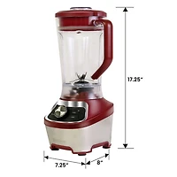 Mélangeur de comptoir 29,57 L 1200 W de Kenmore - Rouge/Argenté