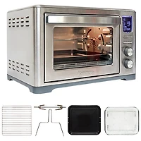 Kenmore Digital Air Fry Convection Toaster Oven with Rotisserie - 0.83 Cu. Ft./23.6L - Stainless Steel
