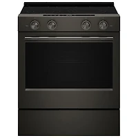 Cuisinière électrique encastrable à 5 éléments avec convection véritable et friture à air chaud 5,3 pi³ 30 po de KitchenAid (YKSES530SBE) - Fonte noire