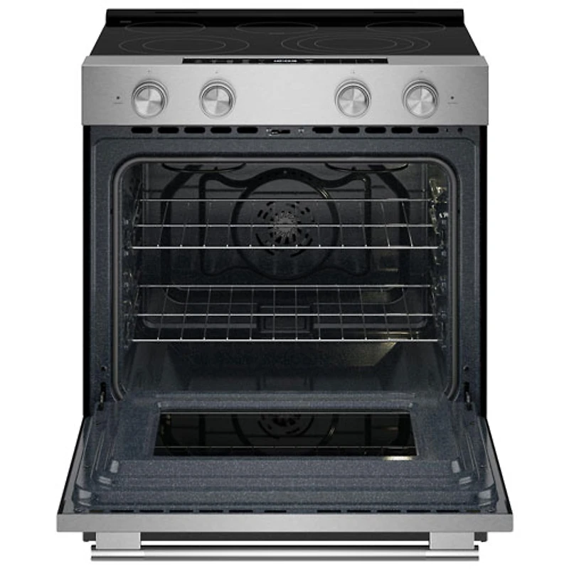 Cuisinière électrique encastrable avec ventilateur à convection et friture à air chaud 5,3 pi³ 30 po de KitchenAid (YKSES330SPS) - Fini en acier inoxydable PrintShield