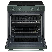 Cuisinière électrique encastrable à 5 éléments avec convection véritable et friture à air chaud 5,3 pi³ 30 po de KitchenAid (YKSES530SJP) - Genévrier