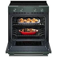 Cuisinière électrique encastrable à 5 éléments avec convection véritable et friture à air chaud 5,3 pi³ 30 po de KitchenAid (YKSES530SJP) - Genévrier