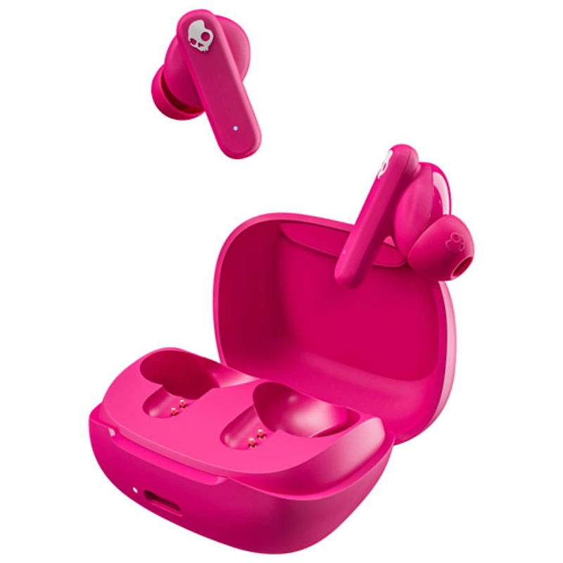 Écouteurs boutons 100 % sans fil à isolation sonore Smokin' Buds de Skullcandy - Rose
