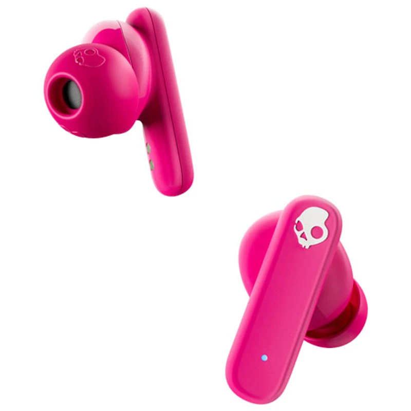 Écouteurs boutons 100 % sans fil à isolation sonore Smokin' Buds de Skullcandy - Rose