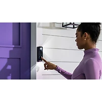 Sonnette vidéo sans fil à deux caméras 2K série 7000 de Philips - Noir