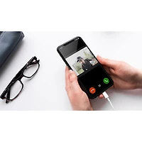 Sonnette vidéo sans fil à deux caméras 2K série 7000 de Philips - Noir