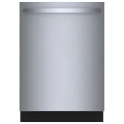 Lave-vaisselle encastrable 24 po 42 dB, cuve inox et 3e panier série 800 de Bosch (SHX78DM5N) - Inox