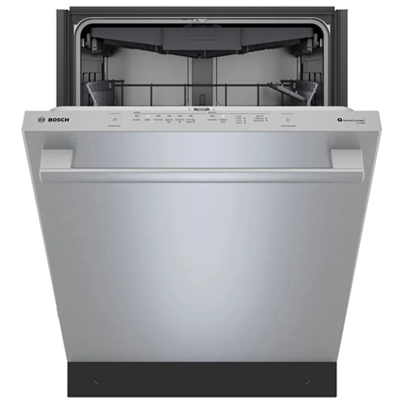 Lave-vaisselle encastrable 24 po 42 dB, cuve inox et 3e panier série 800 de Bosch (SHX78DM5N) - Inox