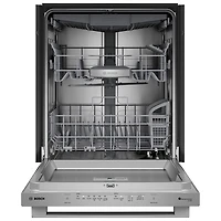 Bosch 800-Series 24" 42dB Built-In Dishwasher w/ Stainless Steel Tub & Third Rack (SHX78DM5N) - Stainless