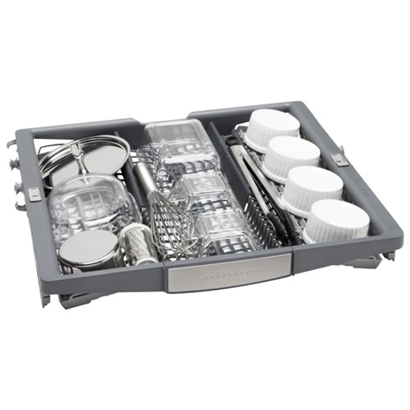 Bosch 800-Series 24" 42dB Built-In Dishwasher w/ Stainless Steel Tub & Third Rack (SHX78DM5N) - Stainless