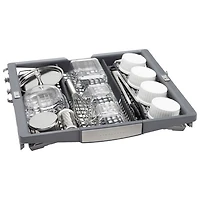 Bosch 800-Series 24" 42dB Built-In Dishwasher w/ Stainless Steel Tub & Third Rack (SHX78DM5N) - Stainless