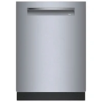 Bosch 800-Series 24" 42dB Built-In Dishwasher w/ Stainless Steel Tub & Third Rack (SHP78DM5N) - Stainless