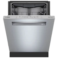 Bosch 800-Series 24" 42dB Built-In Dishwasher w/ Stainless Steel Tub & Third Rack (SHP78DM5N) - Stainless