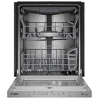 Bosch 800-Series 24" 42dB Built-In Dishwasher w/ Stainless Steel Tub & Third Rack (SHP78DM5N) - Stainless