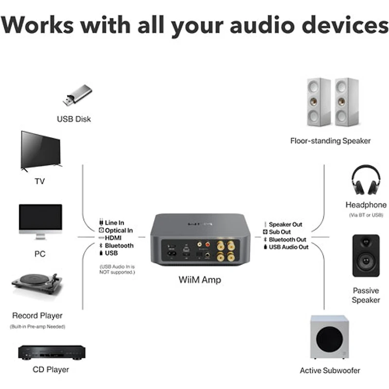 WiiM AMP Streaming Amplifier