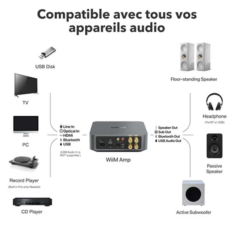 WiiM AMP Streaming Amplifier