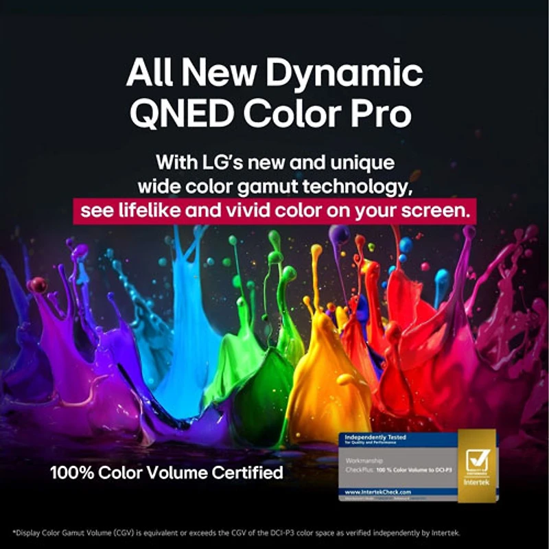 Téléviseur intelligent mini-DEL HDR UHD 4K QNED evo AI QNED92 de 85 po série QNED92 de LG (85QNED92AUA) - 2025