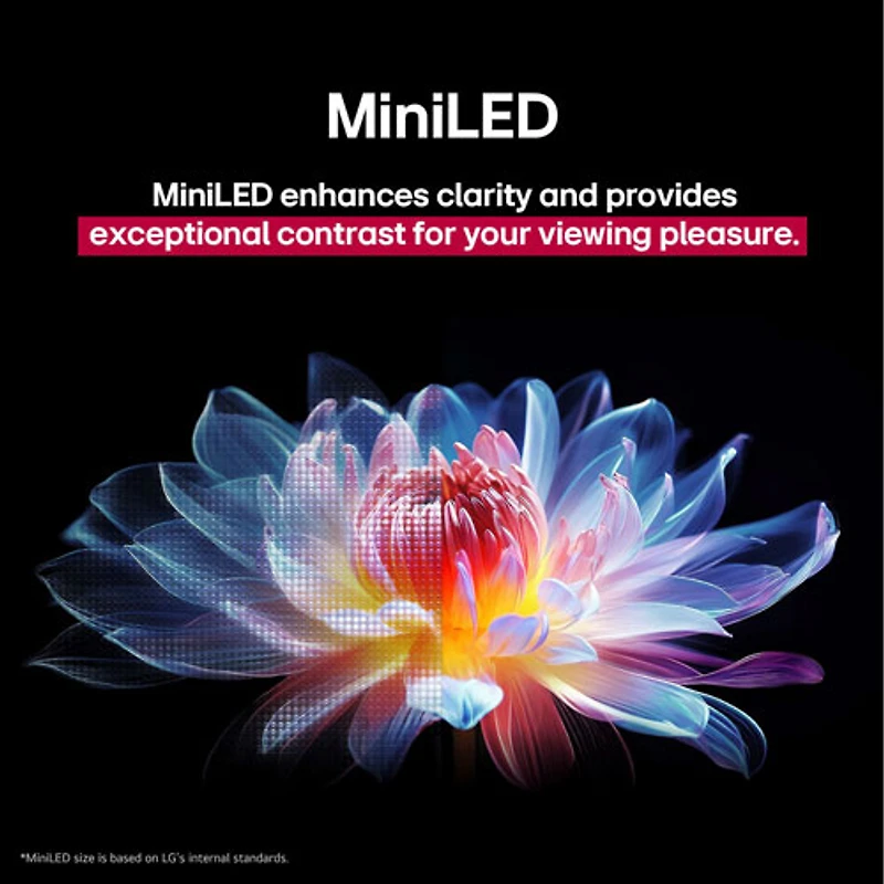 Téléviseur intelligent mini-DEL HDR UHD 4K QNED evo AI QNED92 de 85 po série QNED92 de LG (85QNED92AUA) - 2025