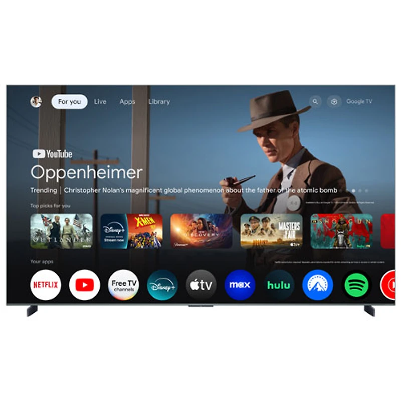 Téléviseur intelligent Google mini-DEL HDR UHD 4K série QM9K de 98 po de TCL (98QM9K) - 2025