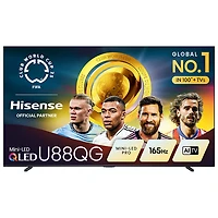 Téléviseur intelligent Google QLED Pro mini-DEL HDR UHD 4K série U88QG de 100 po de Hisense (100U88QG) - 2025