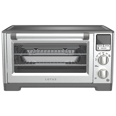 Four grille-pain à convection avec friture à air chaud de Lotus - Acier inoxydable