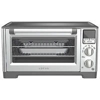Four grille-pain à convection avec friture à air chaud de Lotus - Acier inoxydable