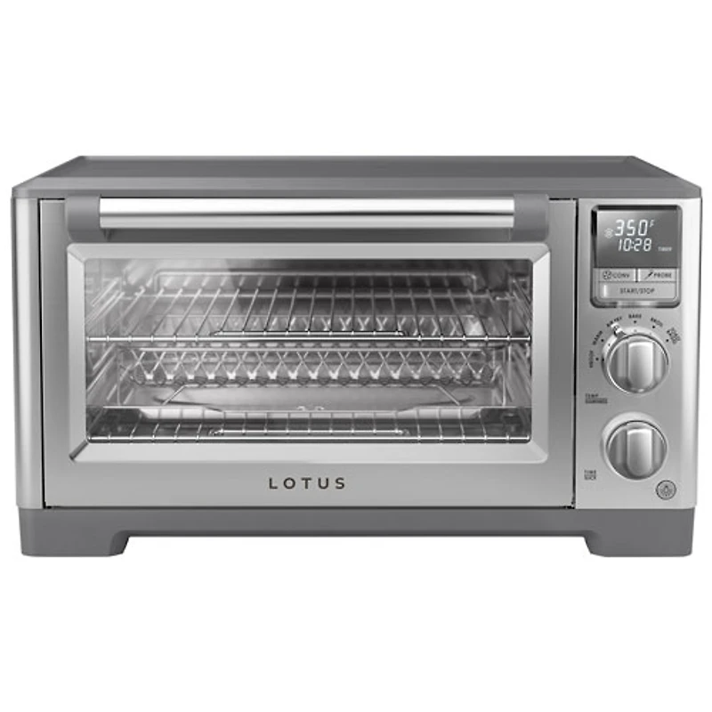 Four grille-pain à convection avec friture à air chaud de Lotus - Acier inoxydable