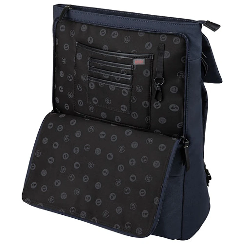 Sac à dos pour portable de 15,6 po Reborn de Bugatti - Bleu marine